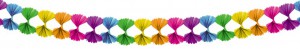 1 Garland - Multicolored Butterfly - 4m